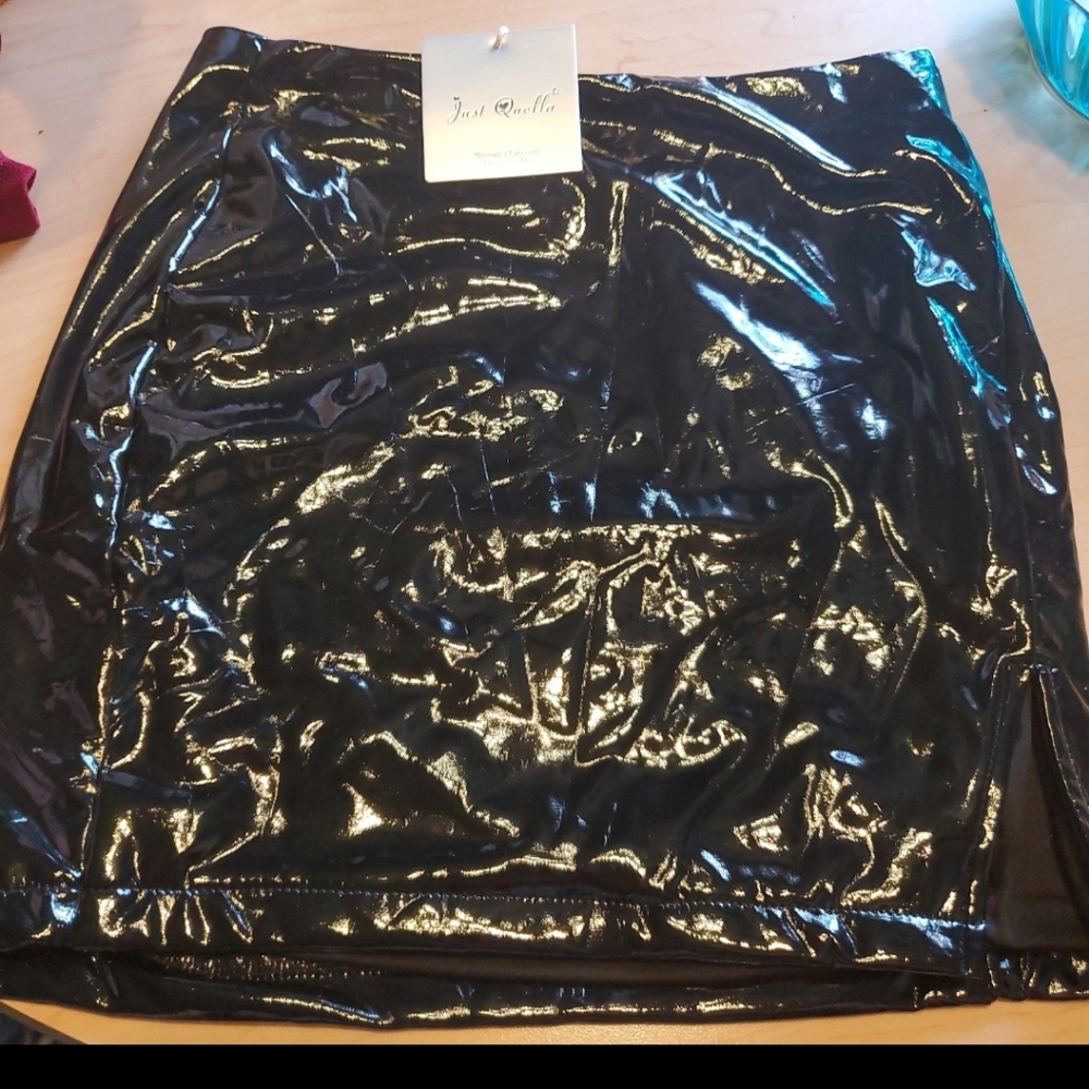 Faux leather Skirt size Small